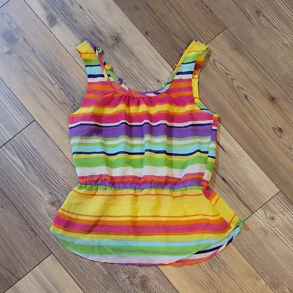 No Boundaries Multicolor Striped Top